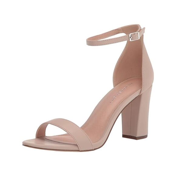 MADDEN GIRL Shoes - NWT MADDEN GIRL Womens Beige Bella Round Toe Block Heel Heeled Sandal 8.5 M